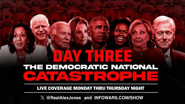 Day Three LIVE Coverage Of The DNC! Globalist Criminals Bill Clinton & Nancy Pelosi Next In Line To Support Harris