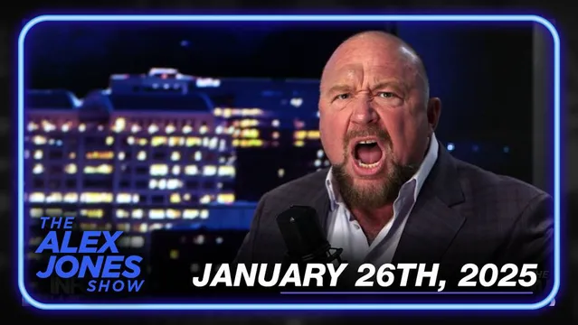 Sunday Full Show: In His First 6 Days as President, Trump Has Successfully Launched an Explosive Offensive Against The Forces of Globalism With Devastating Effect — In This Powerful Broadcast, Alex Jones Lays Out The Historic Developments And Exposes How The New World Order Is Planning To Strike Back - POWERFUL Must-Watch/Share Transmission! - FULL SHOW - 01/26/2025