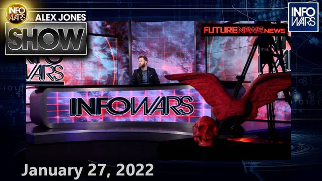 Canadian Truckers Lead Worldwide Rebellion Against Covid Biomedical State Tyranny –  FULL SHOW 1/27/22 cover