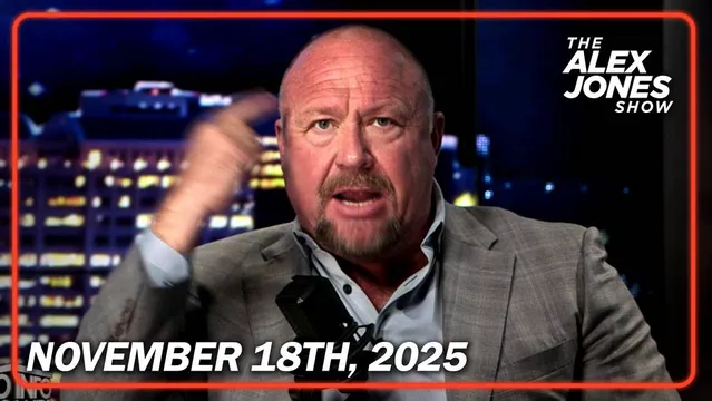 Alex Jones Show: Massive Global Internet Outage, House Votes To Release Epstein Files, Trump’s DHS Launches Historic Task Force To Find & Rescue The 450K Children Trafficked By Biden Admin Into US! Plus, Saudi Leader Visits White House! - FULL SHOW - 11.18.2025