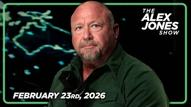 MUST-SEE MONDAY FULL SHOW: Border Patrol Union Has Rightfully Accused Biden Admin Of Empowering Mexican Drug Cartels By Openly Working With Them As Violence Continues To Sweep Mexico! PLUS, New Epstein Revelations Rock The World! Journalist Dan Dicks Joins Alex Jones From On-The-Ground In Puerto Vallarta To Report How Tens Of Thousands Of Americans Are Trapped In Mexican Cities Because The Roads & Airports In Many Areas Are Completely Shut Down, And They Are Being Gouged Financially To Remain At Hotels Under- Essentially- House Arrest! FINALLY, Dr. Steven Greer Breaks The Biggest News In His 35 Year History Of Leading The Disclosure Movement Just Days Before Trump Is Set To Release The Secret UFO Extraterrestrial Files! This Is Must/Watch Share Info! — 2/23/26