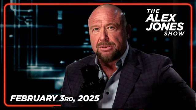 FULL MONDAY EDITION OF THE ALEX JONES SHOW 2/3/25 — Panicked Democrats Have Surrounded The USAID Federal Building In DC In A Desperate Attempt To Stop Elon Musk's DOGE From Exposing Massive Fraud & Money Laundering — MUST-WATCH/SHARE!