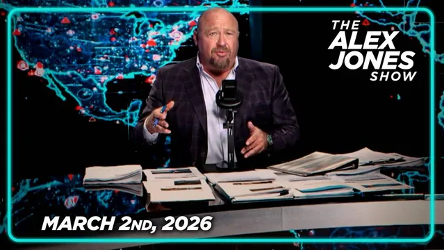 MONDAY BROADCAST: Seeking Regime Change, Trump Commits US To 4-5 More Weeks Of War With Iran! PLUS- Iranian Missiles Caught On Tape Evading Israeli Interceptor Rockets For First Time! Alex Jones Has Exclusive Intel On What’s Really Happening & What Comes Next! Talkshow Host & Culture War Veteran Gavin McInnes Says He's Off The Trump Train If He Puts Troops On The Ground In Iran! FINALLY, Founder Of Oath Keepers & Former J6 Political Prisoner, Stewart Rhodes, Issues Emergency Warning That The Iran War Is Being Used By The Deep State To Distract President Trump From The Domestic Prosecutions That Must Take Place Against The Traitors! MUST-WATCH/SHARE FULL ALEX JONES SHOW — 3/2/26