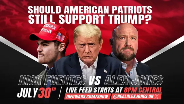 Full Alex Jones. Vs Nick Fuentes Debate