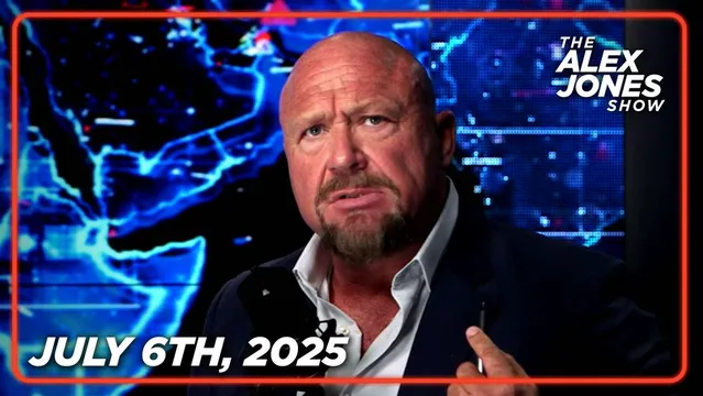 Sunday Full Show: The Democrats/MSM Have Been Caught In A Massive New Hoax By Falsely Claiming the National Weather Service Did Not Issue Flash Flood Alerts In Texas — PLUS Tucker Attacked for Interviewing Iranian President — Must Watch/Share Edition of the Alex Jones Show - FULL SHOW - 07.06.2025