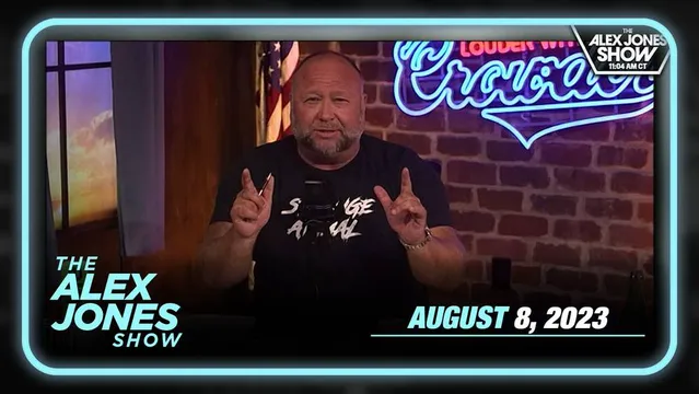 Alex Jones Makes Major Announcement with Steven Crowder in Powerful New Strike Against NWO Censors - FULL SHOW 8/8/23