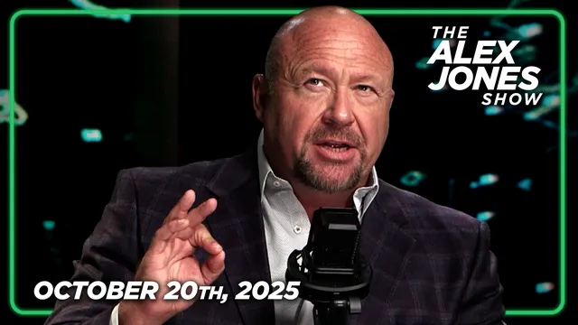 MONDAY LIVE: Floundering Democrat Leaders Call For “New Civil War & Shooting ICE Agents” After No Kings Protest Falls On Its Face, Trump Warns Dems Are “Kamikazes” Holding America Hostage With Government Shutdown! PLUS, Half Of US Internet Down! FINALLY, Market Expert Kirk Elliott Joins Alex Jones To Warn That MASSIVE Economic Turmoil Is Just Around The Corner!! — FULL SHOW 10/20/25