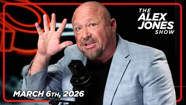 FULL FRIDAY EDITION OF THE ALEX JONES SHOW: Trump Demands Total Surrender From Iran As US Prepares To Launch Ground Invasion From Iraq! Oil Prices Skyrocket 11%, And Analysts Warn It Could DOUBLE In Weeks! PLUS, DOJ Releases New Epstein Docs Alleging Trump’s Sexual Assault Of A Minor! Market Expert Kirk Elliott Joins Alex Jones To Warn That Iran's Closure Of The Strait of Hormuz Signals The Beginning Of A Global Inflationary Recession! FINALLY, Best-Selling Author Jay Dyer Joins Infowars In-Studio To Interview One Of The Most Censored Men In The World- Stefan Molyneux! THIS IS MUST-WATCH/SHARE INFO! — 3/6/26