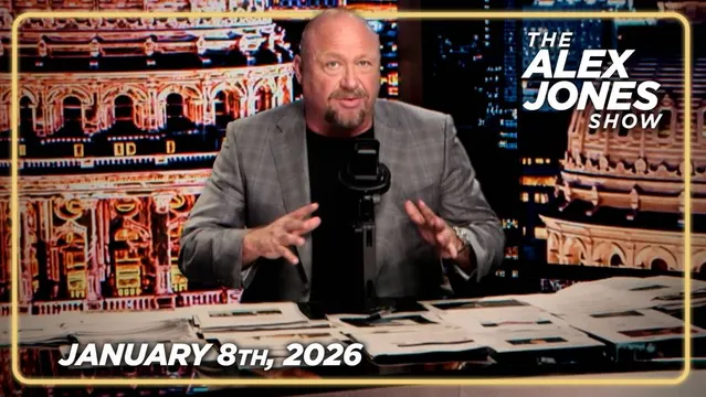 THURSDAY FULL SHOW 1/8/26: Jimmy Kimmel Claims Trump Is Coming To Slaughter Americans As Desperate Democrats Attempt To Launch George Floyd 2.0 After A Women Was Killed In Minnesota When She Tried To Run Over An ICE Agent! PLUS, Alex Jones Just Caught Washington Post & Other Corporate Media RED-HANDED Trying to Frame The ICE Agent In Minnesota For Murder! Former J6 Political Prisoners Stewart Rhodes & Enrique Tarrio Join Infowars To Raise The Alarm On Deep State Moles Inside The Trump Administration! MUST-WATCH/SHARE!